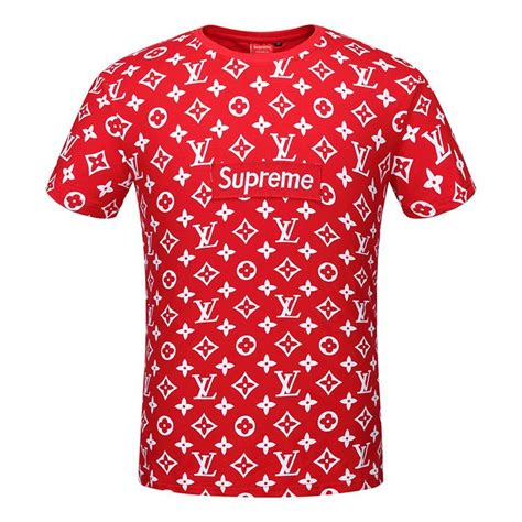 supreme t shirt louis vuitton fake